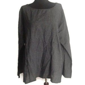 Zanzea XXL tunic top dolman sleeves blue white NEW